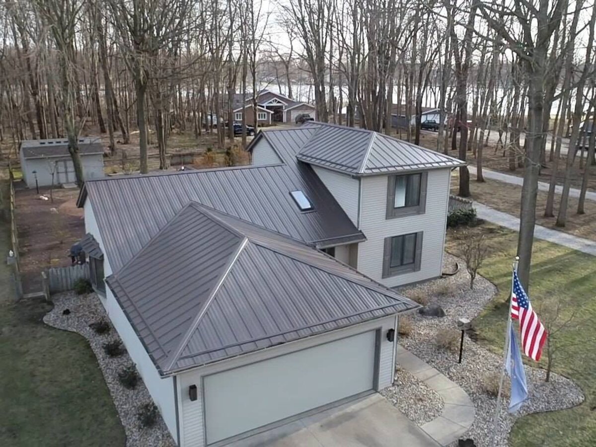 Steel Master Roofing install: Michiana - Standing Seam